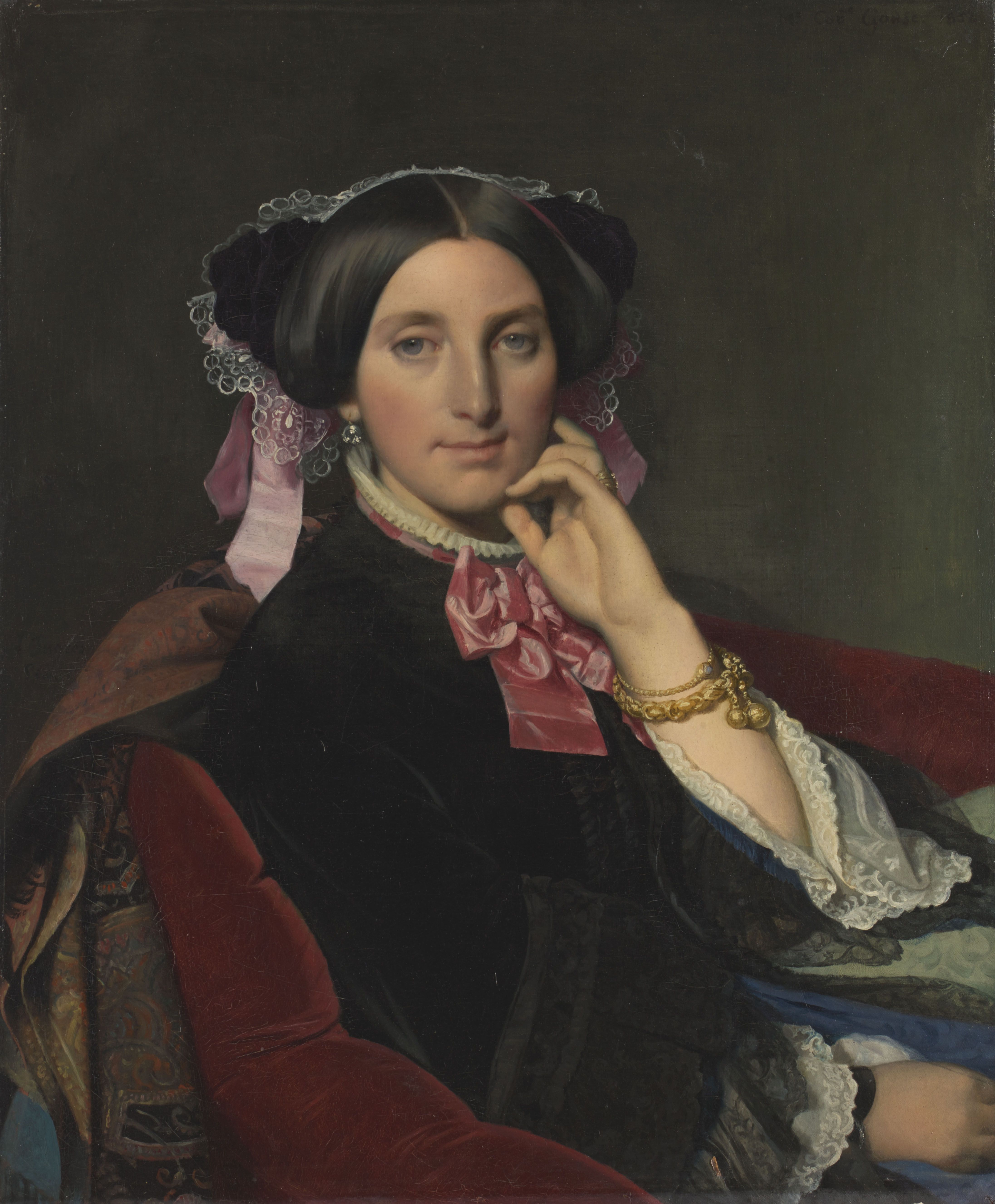 Ingres, Portrait de Madame Caroline Gonse, Montauban, musÃ©e Ingres-Bourdelle