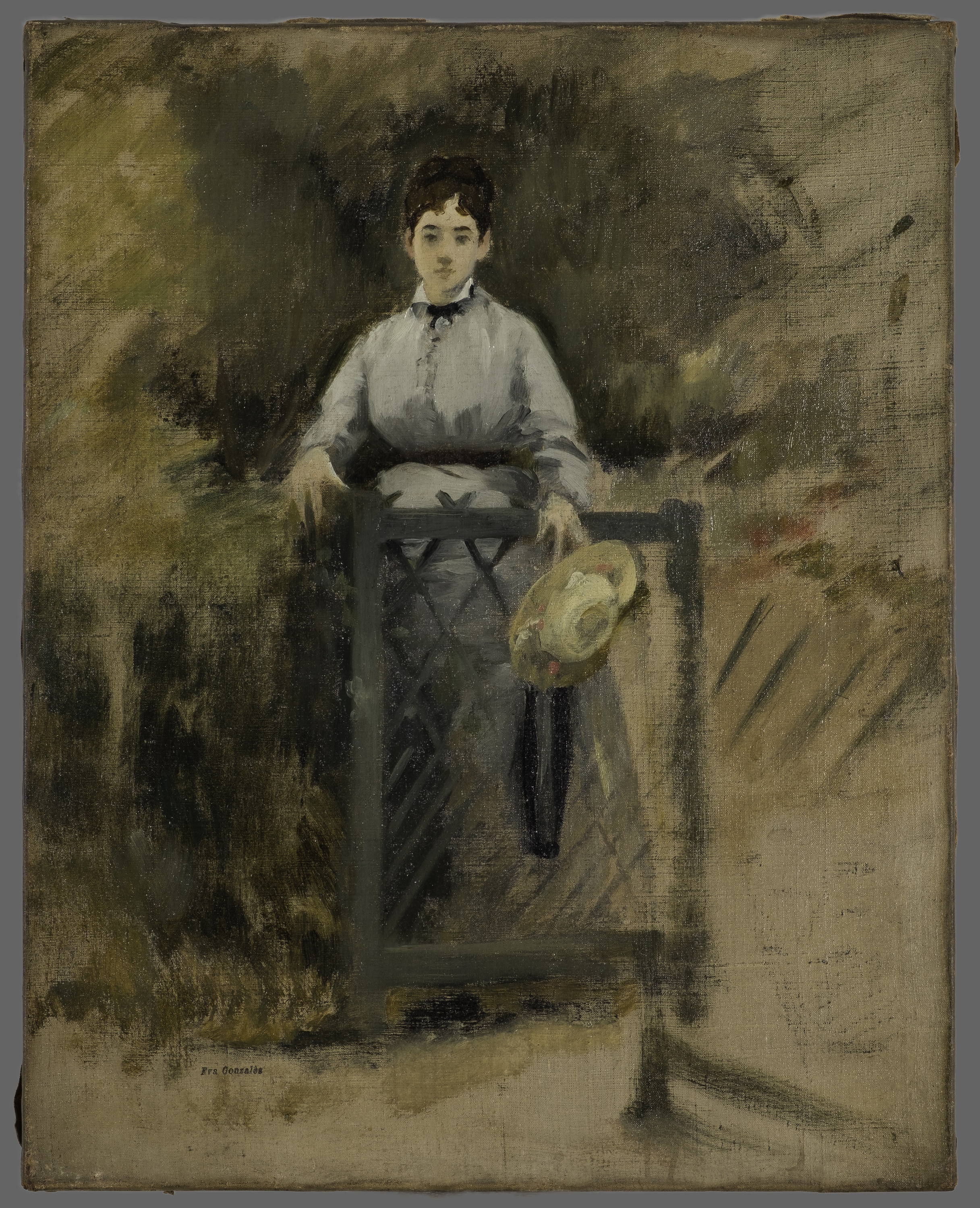 Eva Gonzalès, La Servante ou À la Barrière. CC0 Paris Musées / Petit Palais, Musée des Beaux-Arts de la Ville de Paris Eva Gonzalès, Servante ou A la barrière, PPP5023