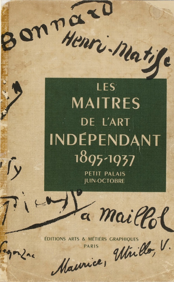 Catalogue de l'exposition "Les Maîtres de l'art indépendant"