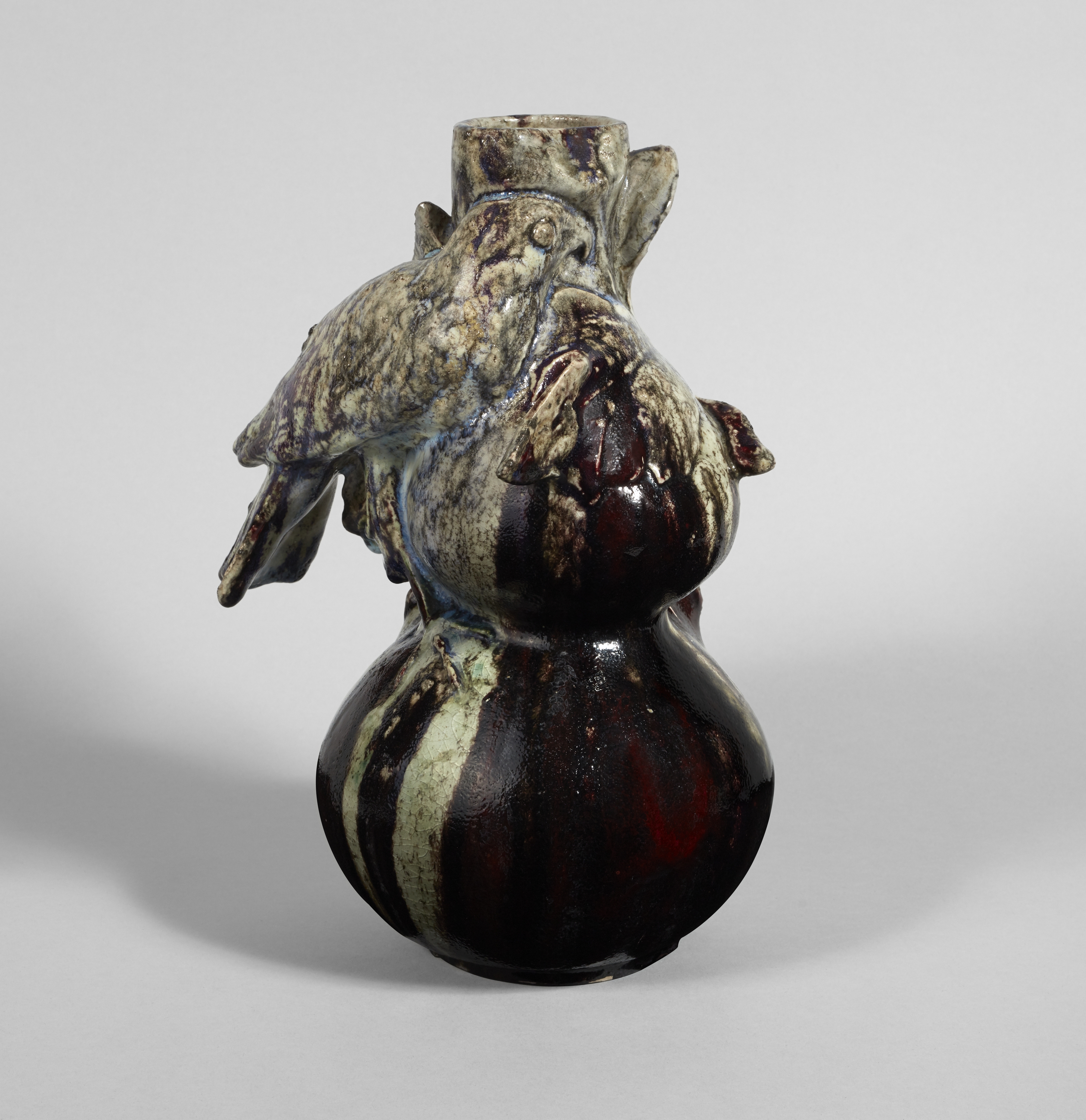 Dalpayrat, Grand vase à l'oiseau, PPO03832