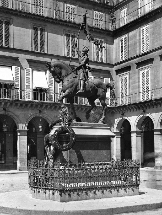 Jeanne d'Arc, par Frémiet. Paris, place des Pyramides.