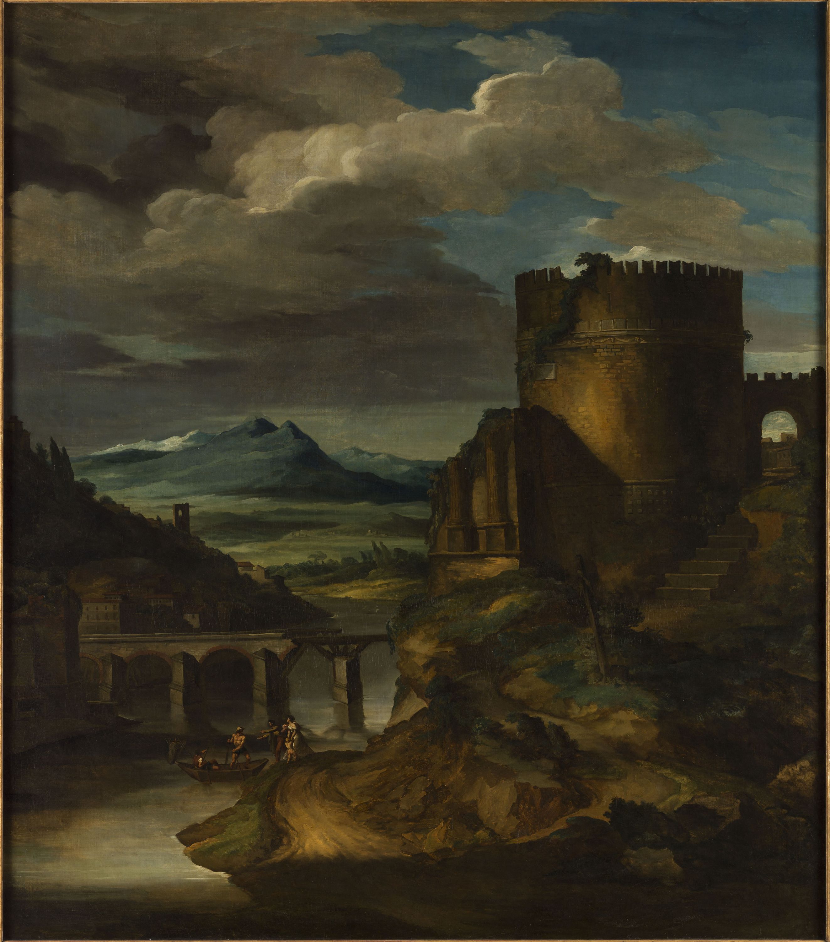 Théodore Géricault, Paysage au tombeau, PDUT1170