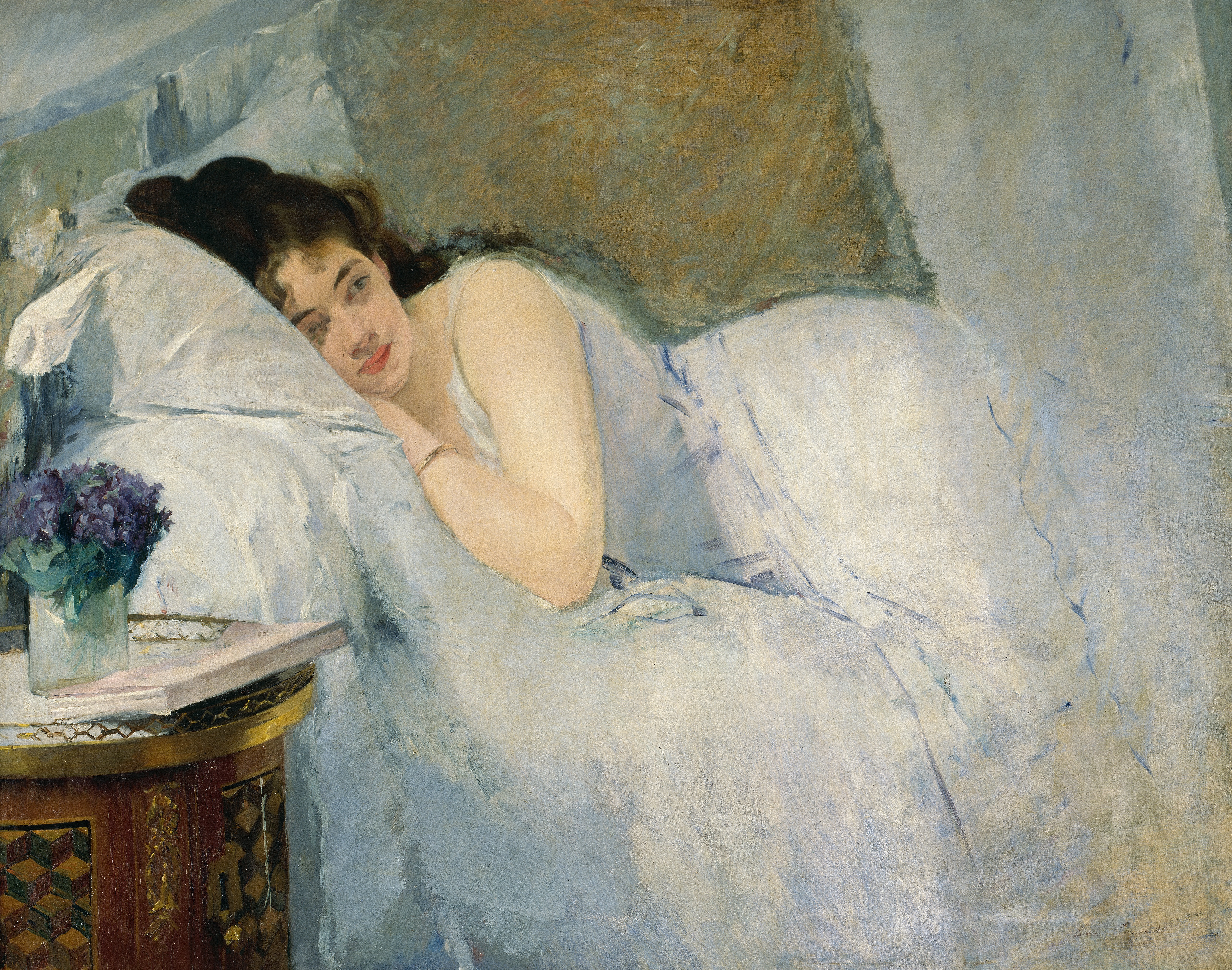 Eva Gonzalès, Le Réveil, 1877