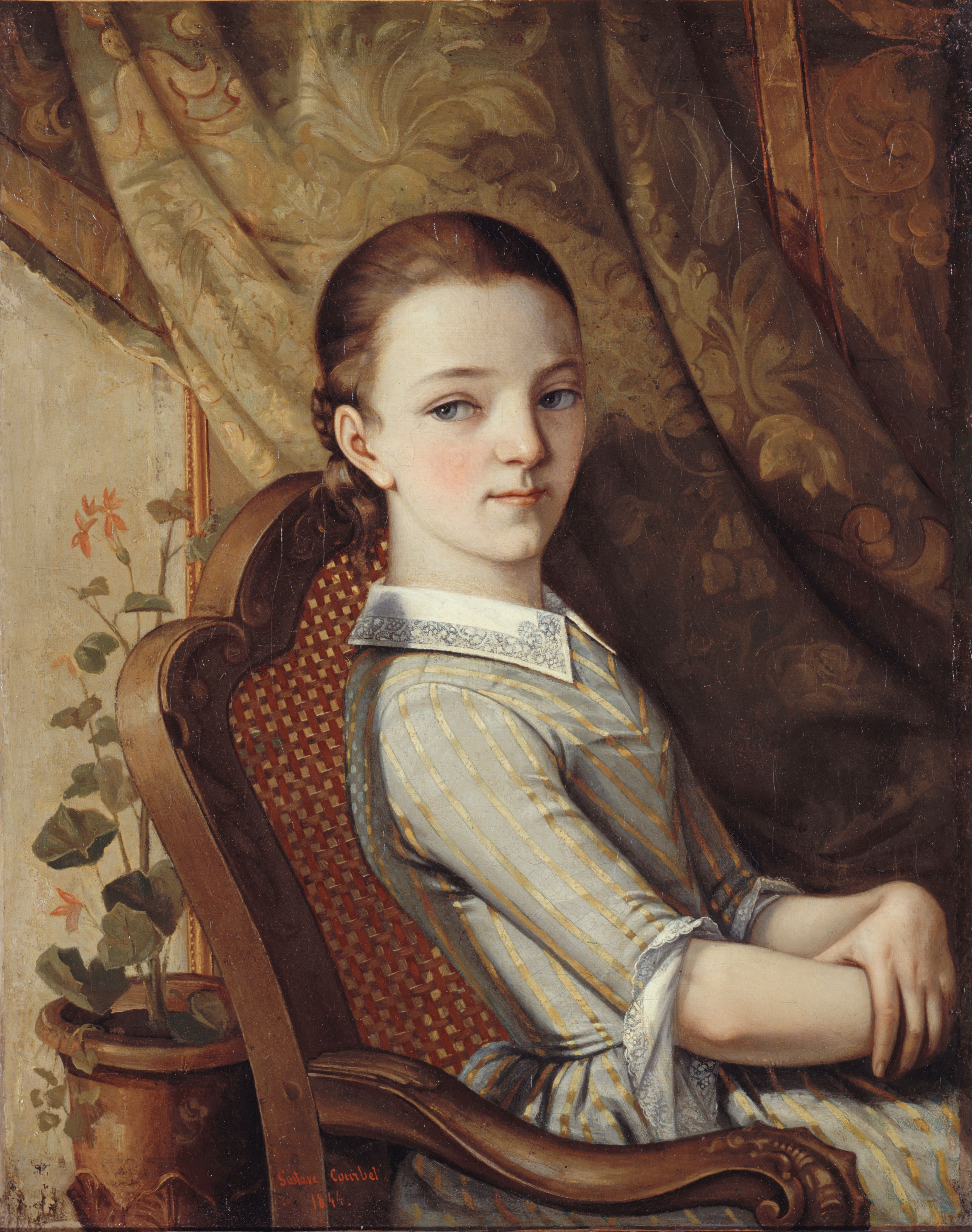 Courbet, Portrait de Juliette Courbet
