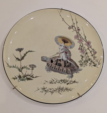 Manufacture Vieillard & Cie, Assiette à dessert du service à "décor souris", PPO3878(6)