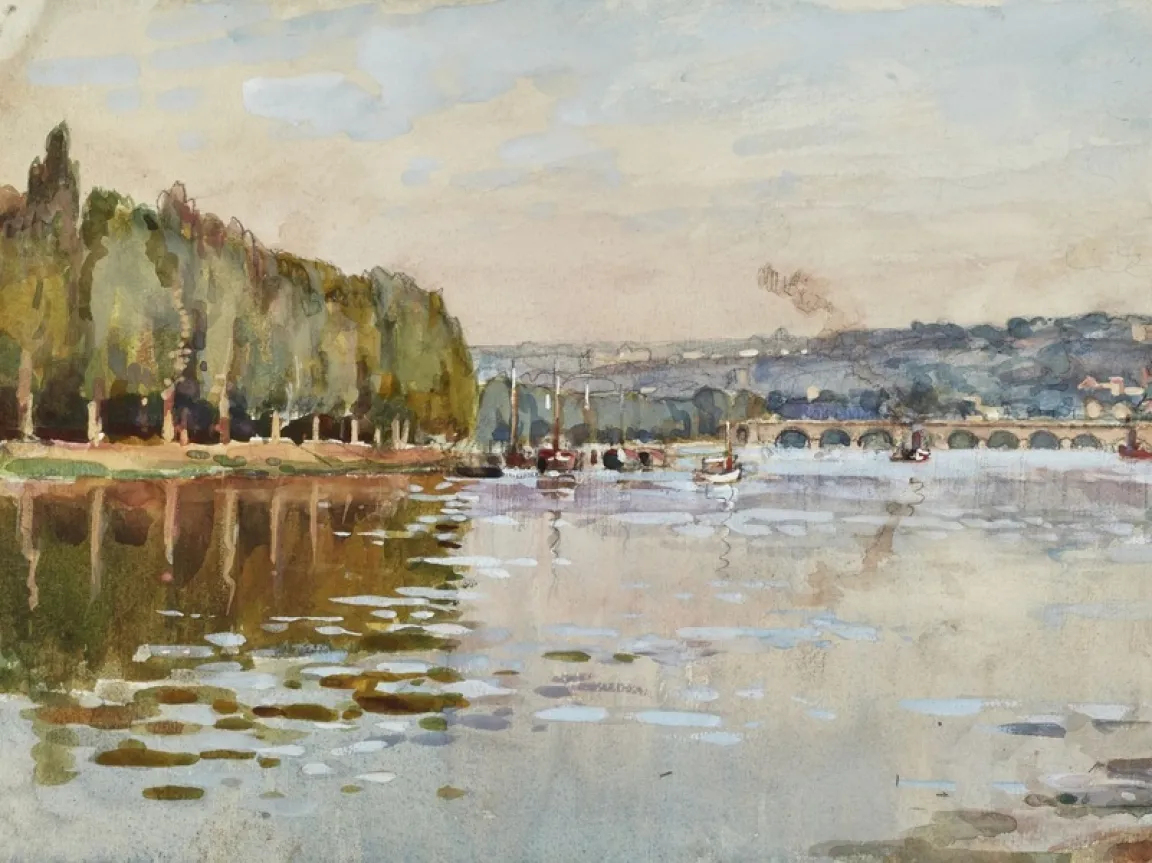 Pierre Roche, La Seine en amont de Saint-Cloud