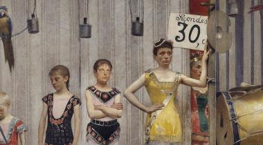 Grimaces et Misère - les saltimbanques, Salon de 1888