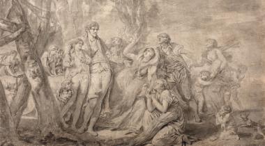 Greuze, La première récolte de blé du fils du cultivateur, PPD6425