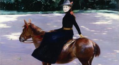 Jacques-Emile Blanche, Mademoiselle Meuriot sur son poney