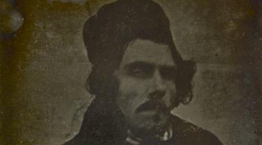 Léon Riesener, Portait d’Eugène Delacroix les mains levées, PPPH00004 