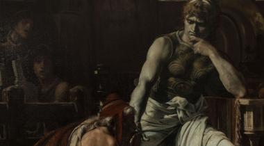 Priam demandant à Achille le corps d’Hector