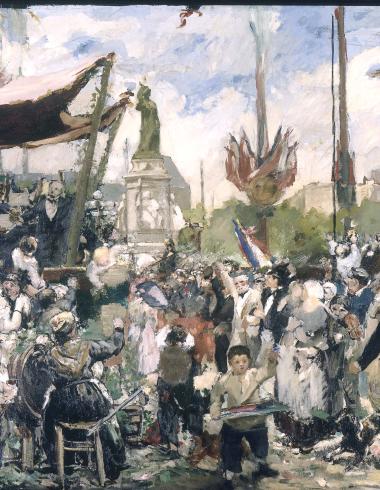 Le 14 juillet 1880, inauguration du monument à la République