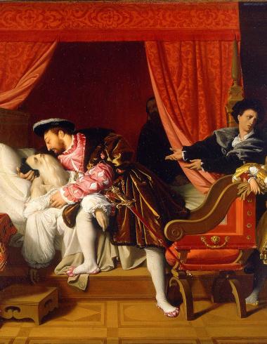 François 1er reçoit les derniers soupirs de Léonard de Vinci