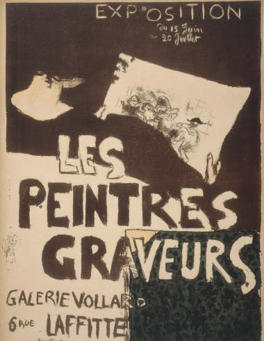 Bonnard, Affiche de l’exposition « Les peintres-graveurs », PPG4637