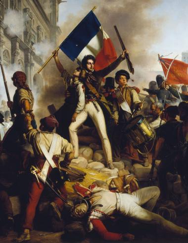 Combat devant l'Hôtel de Ville le 28 juillet 1830