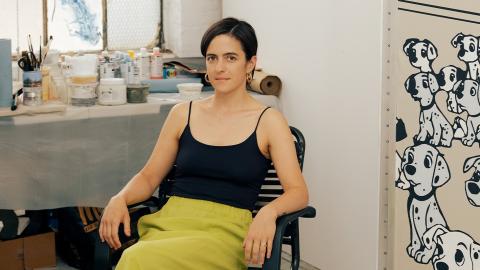 Dena Yago in her studio by Peyton Fulford for Art Basel, 2021