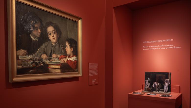 Vue d'une salle de l'exposition "Rencontre intime"