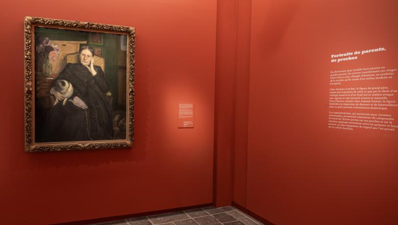 Vue d'une salle de l'exposition "Rencontre intime"