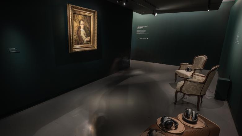 Vue d'une salle de l'exposition "Rencontre intime"