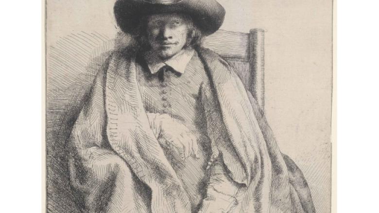 Harmensz Van Rijn Rembrandt "Clément de Jonghe". Gravure / Crédit : Petit Palais / Roger-Viollet