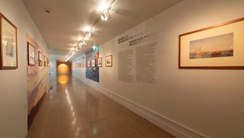 Vue de l'exposition "Félix Ziem, Saisir la lumière"