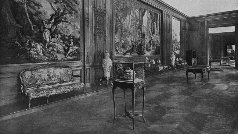 Vue de la galerie Tuck en 1930
