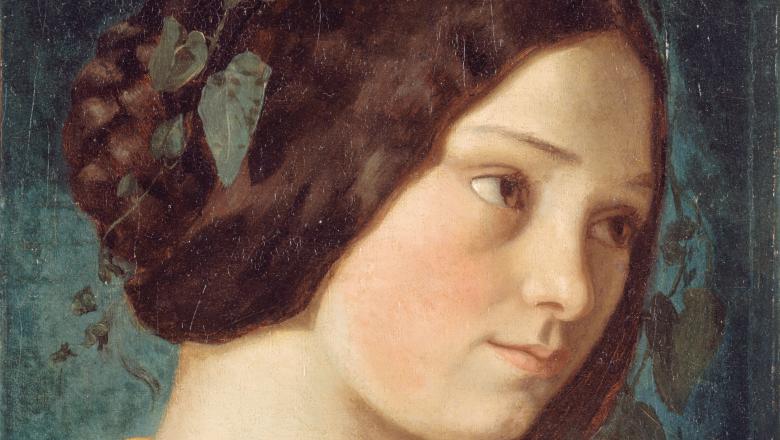 Courbet, Portrait de Zélie Courbet