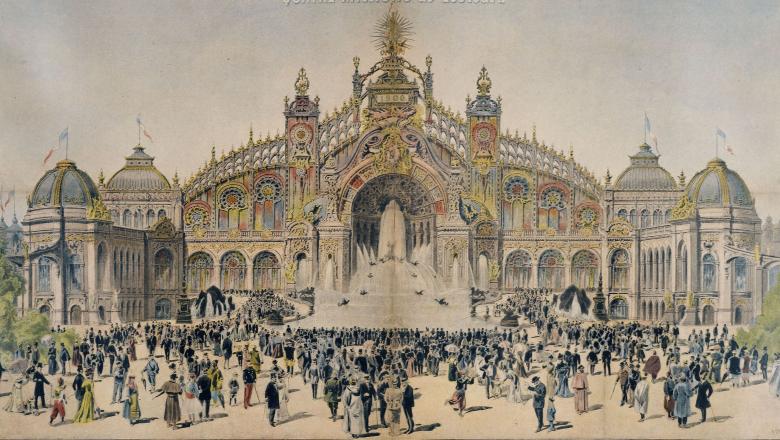 Henri Meyer, Affiche : Exposition universelle de 1900, Le Palais de l'Electricité, PPAF7
