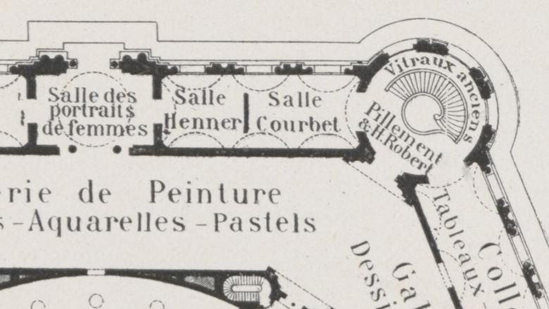 Plan du Petit Palais en 1910