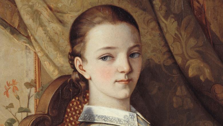 Courbet, Portrait de Juliette Courbet