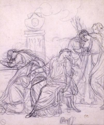 La Douleur d'Andromaque de David, collection Prat