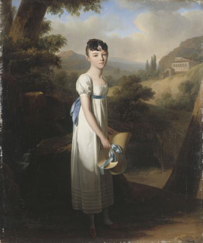 Portrait de mademoiselle Athénaïs d’Albenas
