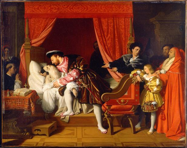 François 1er reçoit les derniers soupirs de Léonard de Vinci