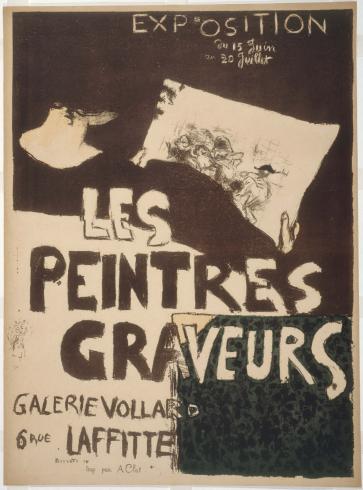 Bonnard, Affiche de l’exposition « Les peintres-graveurs », PPG4637
