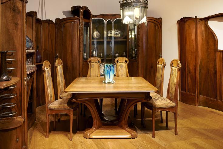 Vue de la salle à manger Guimard. © Pierre Antoine