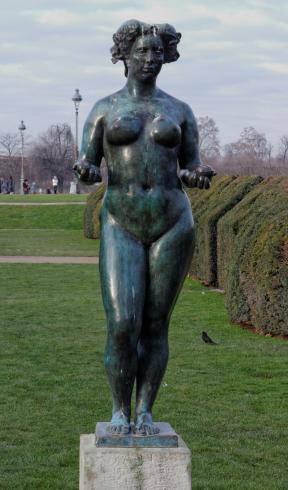 Maillol, Pomone en bronze du jardin des Tuileries