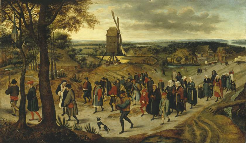 Pieter Brueghel le Jeune, Le cortège de noce