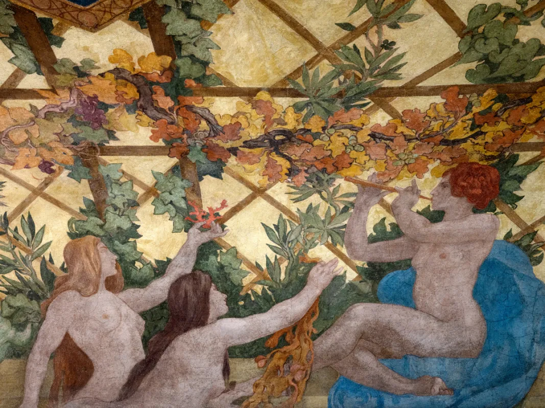 Fresque du péristyle