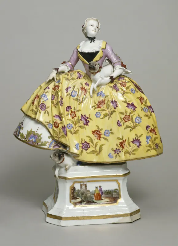 Manufacture de Meissen, La Dame aux carlins