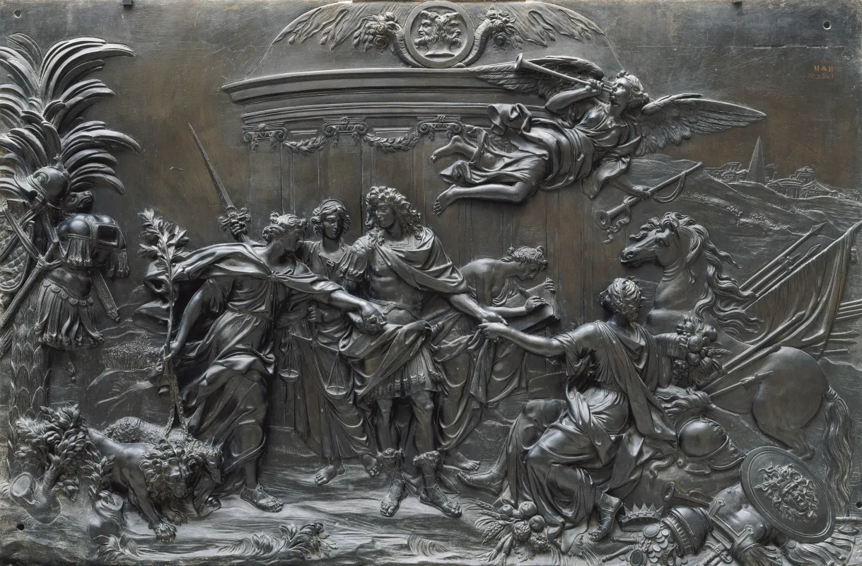 La Paix de Nimègue, 10 août 1678, 1681-1685. Martin Desjardins (dit), Martin van den Bogaert. Musée du Louvre