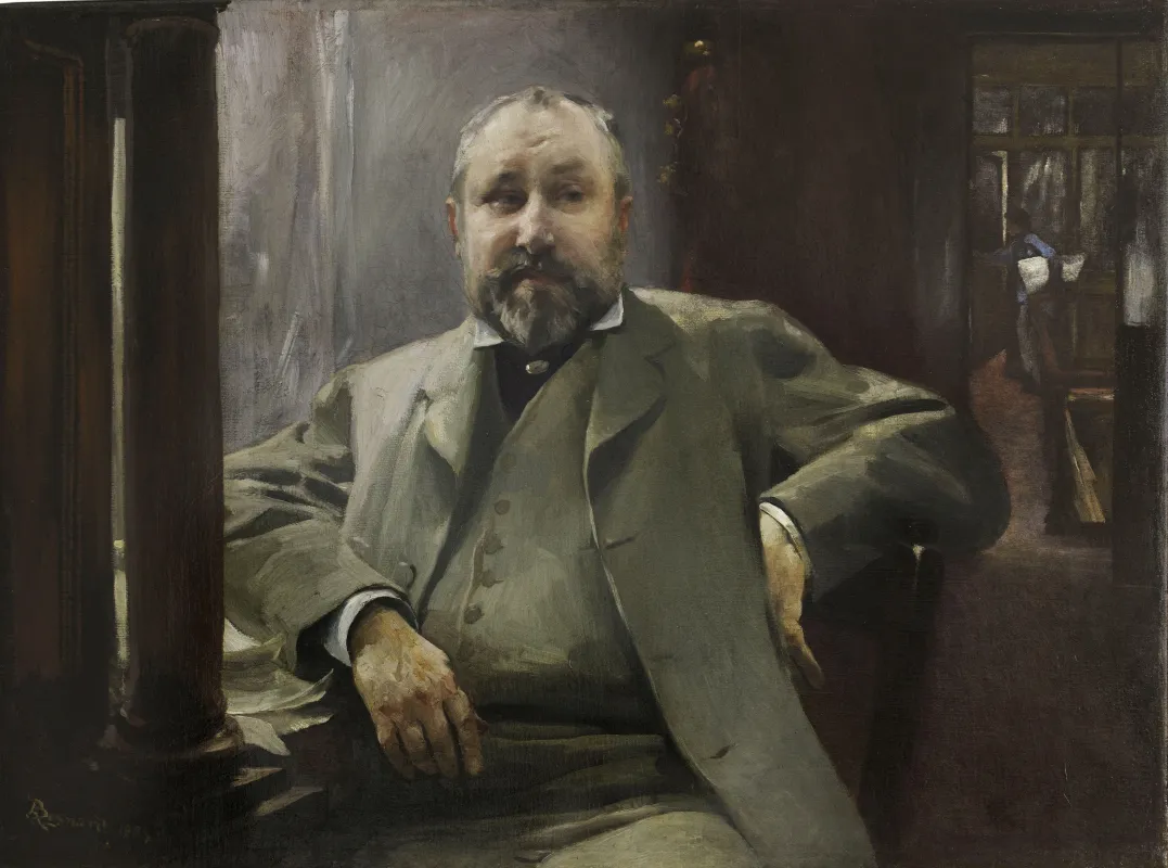 Portrait de Francis Magnard, 1884.Albert Besnard (1849-1934).