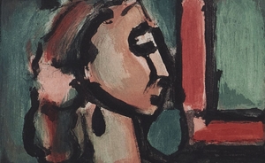 Georges Rouault, Femme fière, planche pour "Les Fleurs du mal", PPG4855